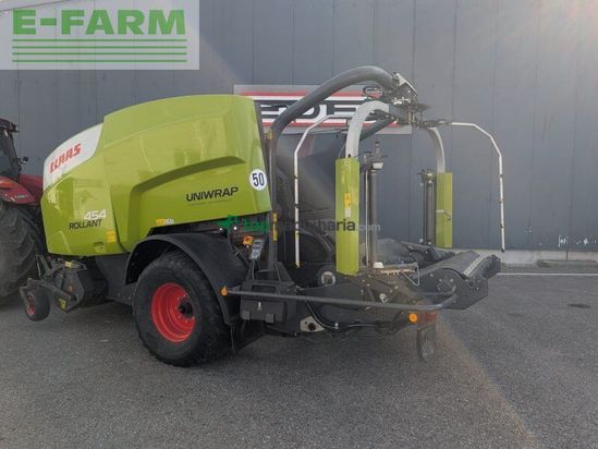 Empacadora gigant - Claas - rollant 454 rc uniwrap