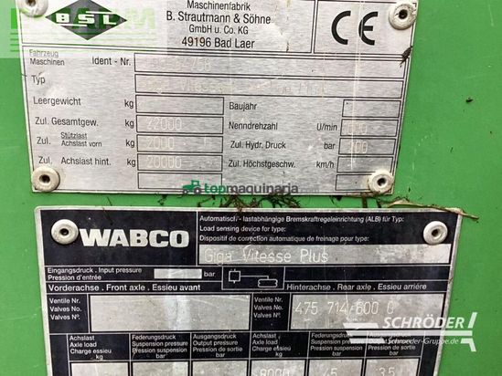 Cinta transportadora de forraje - Strautmann - giga vitesse 4 do duo