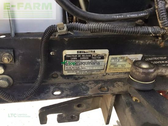 Tractor agrícola -  - shibaura rasentraktor gt 161
