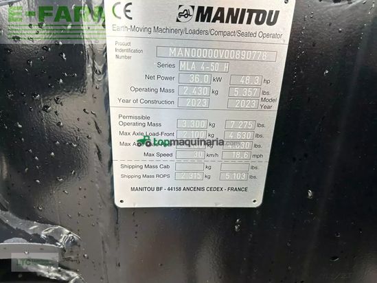 Telescopica - Manitou - hoflader mla 4-50