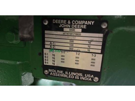 Tractor agrícola - John Deere - 5058e