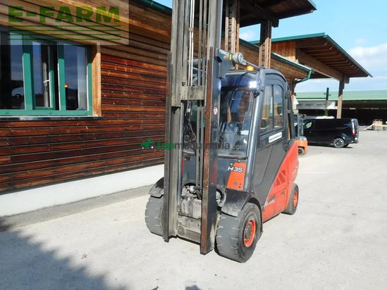 Elevadora - Linde - h35d-01 triplex seitenschieber zinkenverstellung