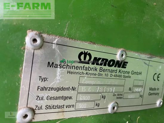 Empacadora gigant - Krone - comprima cv 150 xc