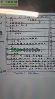 Tractor agrícola - New Holland - t7.210 autocommand