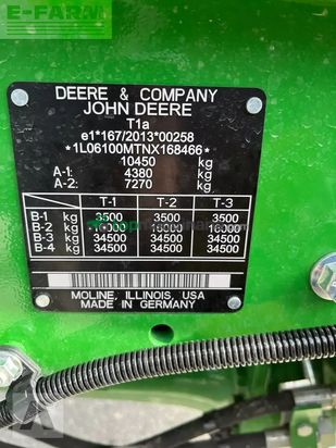 Tractor agrícola - John Deere - 6100m