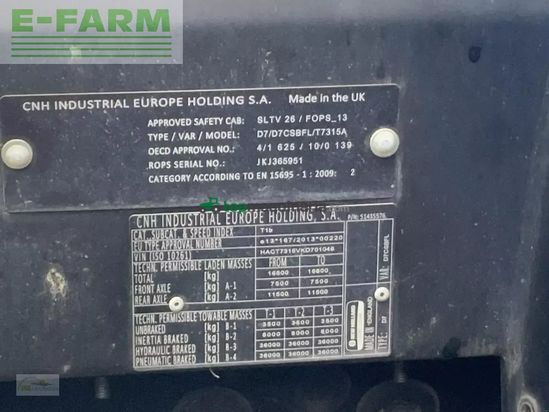 Tractor agrícola - New Holland - t7.315