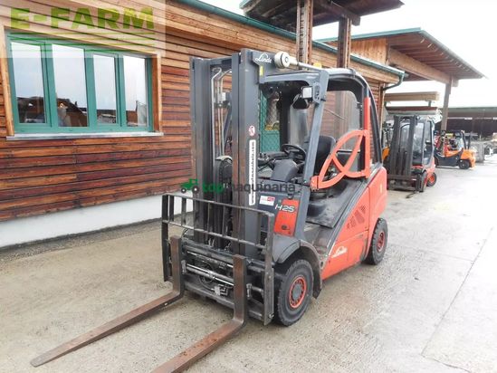 Elevadora - Linde - h25d-01 triplex 4,7m + ss + zv