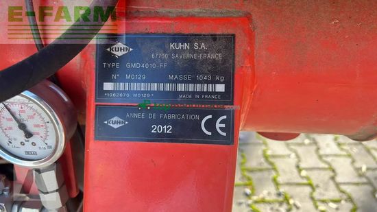 Cortacésped manual - Kuhn - gmd 4010-ff