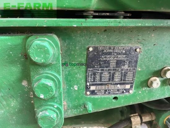 Tractor agrícola - John Deere - 6130m
