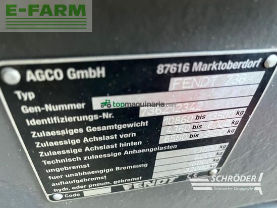 Tractor agrícola - Fendt - 722 scr profi plus | rtk