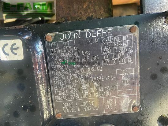 Tractor agrícola - John Deere - 4200