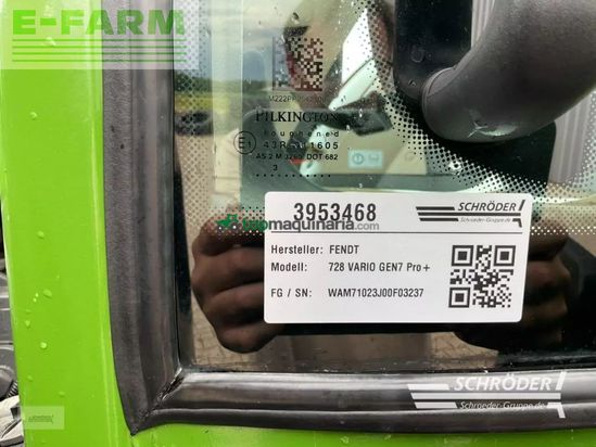 Tractor agrícola - Fendt - 728 vario gen7 profi plus