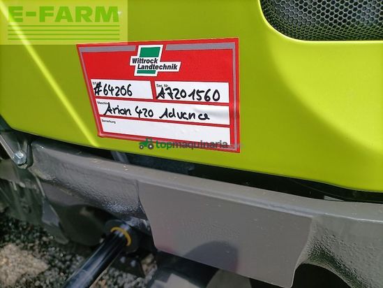 Tractor agrícola - Claas - arion 420 advanced