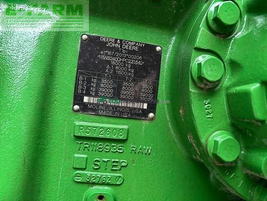 Tractor agrícola - John Deere - 8r340 *garantieverlängerung*