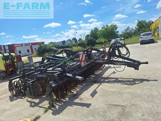 Grada de disco - Agroland - titanium heavy 500 mit fahrwerk