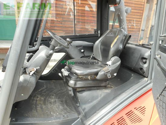 Elevadora - Linde - h25d-02 evo triplex 5,96m + ss + kabine