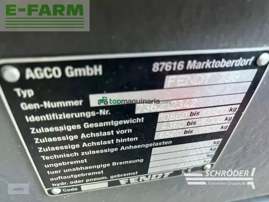 Tractor agrícola - Fendt - 722 scr profi plus | rtk