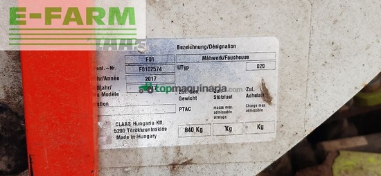 Cortacésped manual - Claas - corto 3200 fn profil