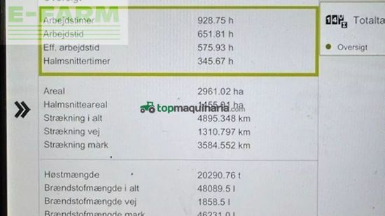 Cosechadora de Cereal - Claas - lexion 8800tt 8800 tt, m. meget udstyr