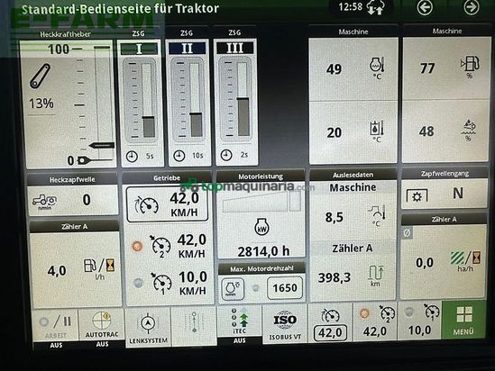 Tractor agrícola - John Deere - 6r195 traktor