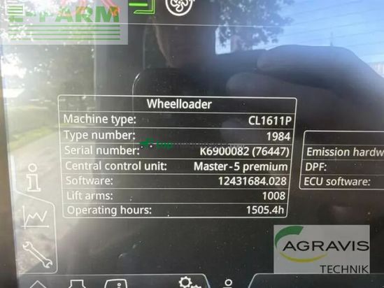 Minicargadora - Claas - torion 1611 p