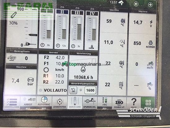 Tractor agrícola - John Deere - 6195 r | autopower