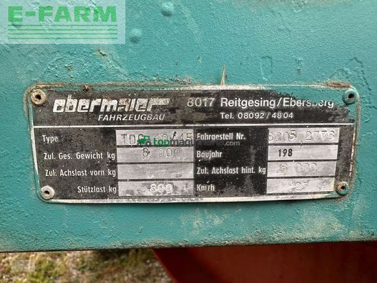 Remolqu agrícola -  - obermaier