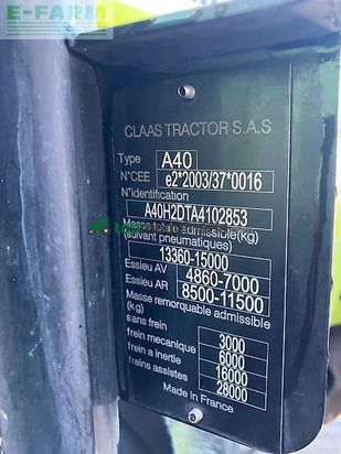 Tractor agrícola - Claas - axion 870