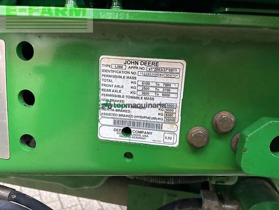 Tractor agrícola - John Deere - 6100mc