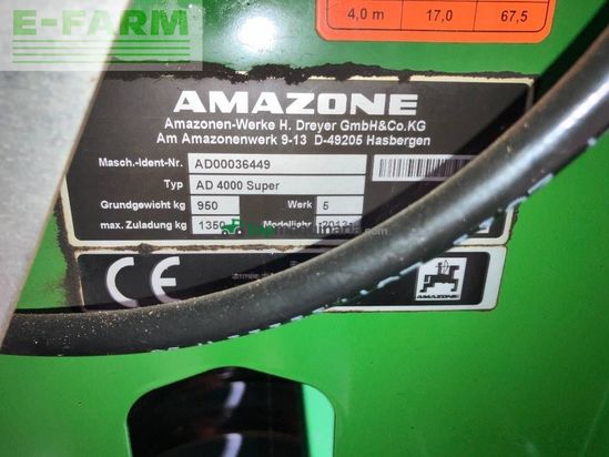 Combinado de siembra - Amazone - ke/ad 4000 super