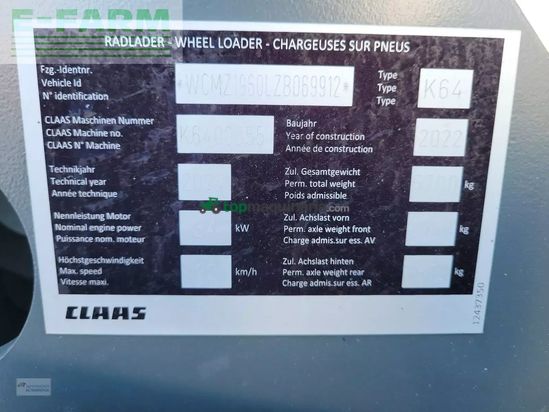 Minicargadora - Claas - torion 530
