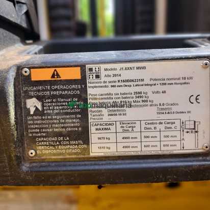 Carretilla eléctrica - Hyster - j1 1.8XNT MATRICULADA
