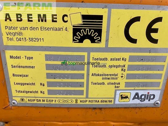 Remolqu esparcidor -  - rs 9,15 m voermengwagen