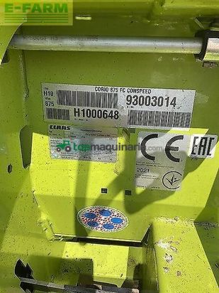 Cabezal - Claas - corio 875 fc conspeed