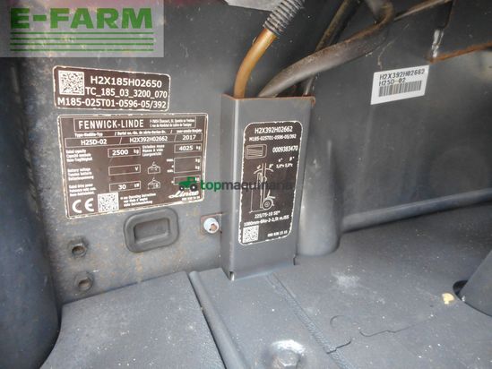 Elevadora - Linde - h25d-02 evo triplex 5,96m + ss + kabine