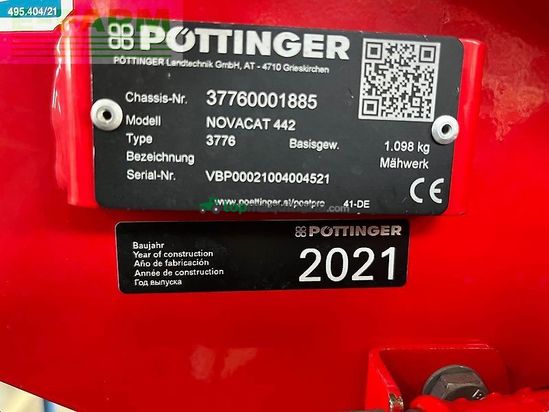 Cortacésped manual - Pöttinger - novacat 442