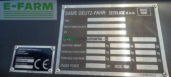 Cosechadora de Cereal - Deutz-Fahr - 7206 ts extra power (deutz motor)