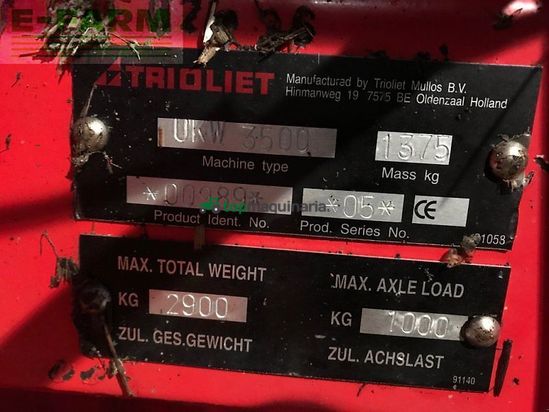 Esparcidor - Trioliet - UKW 3500