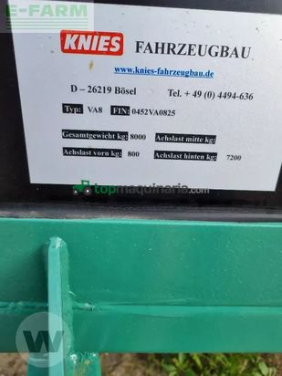 Remolqu agrícola - Knies - va 8