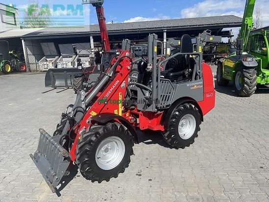Minicargadora - Weidemann - 1160 mit klappdach unter 2,0m, euro aufnahme