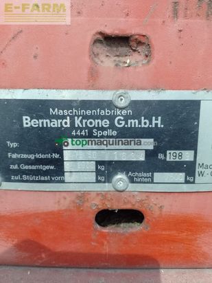 Cinta transportadora de forraje - Krone - turbo 5000