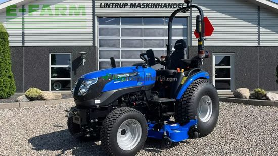 Tractor agrícola - Solis - 26 hst hydrostat turf hjul og klipperbord
