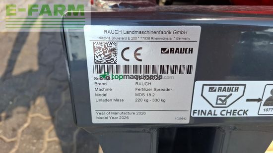 Esparcidor - Rauch - mds 18.2 r