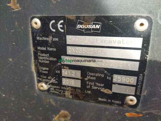 Excavadora DOOSAN DX235LCR
