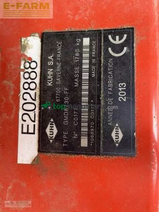 Cortacésped manual - Kuhn - gmd 8730-ff