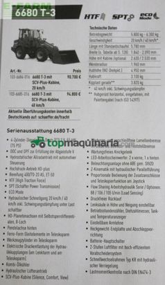 Minicargadora - Schaffer - 6680 t-3 mit kabine