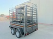 Remolque  caja fija 2 ejes con freno 2200x1300x500+1100+arquillos
