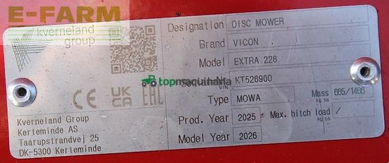 Cortacésped manual - Vicon - extra 228