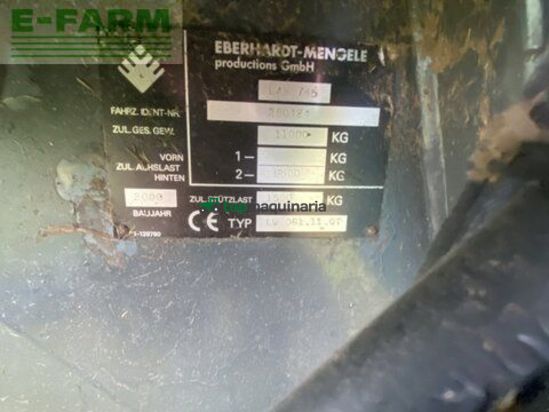 Cinta transportadora de forraje - Mengele - law 745