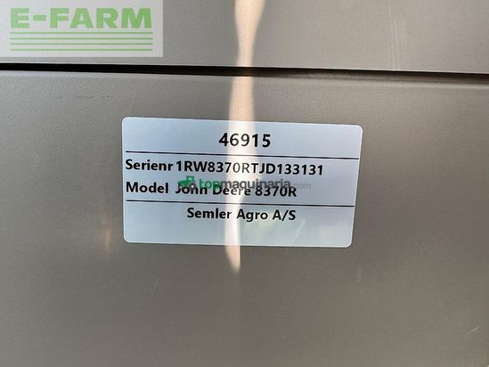 Tractor agrícola - John Deere - 8370r